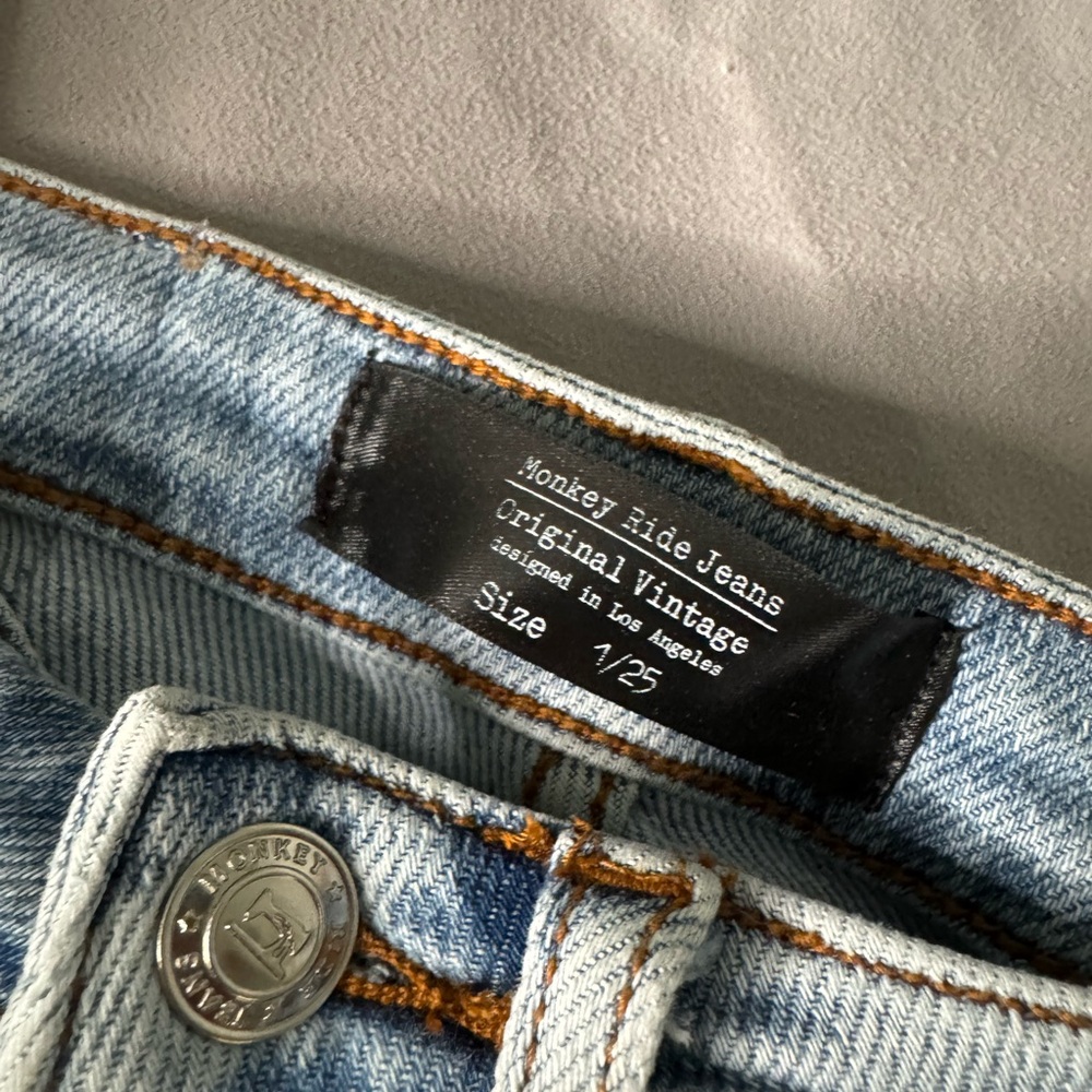 Monkey Ride Light Blue Jeans